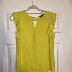 Banana republic yellow blouse